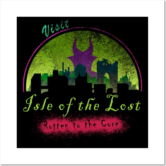 Visit the Isle of the Lost Wall Art by ToyboyFan